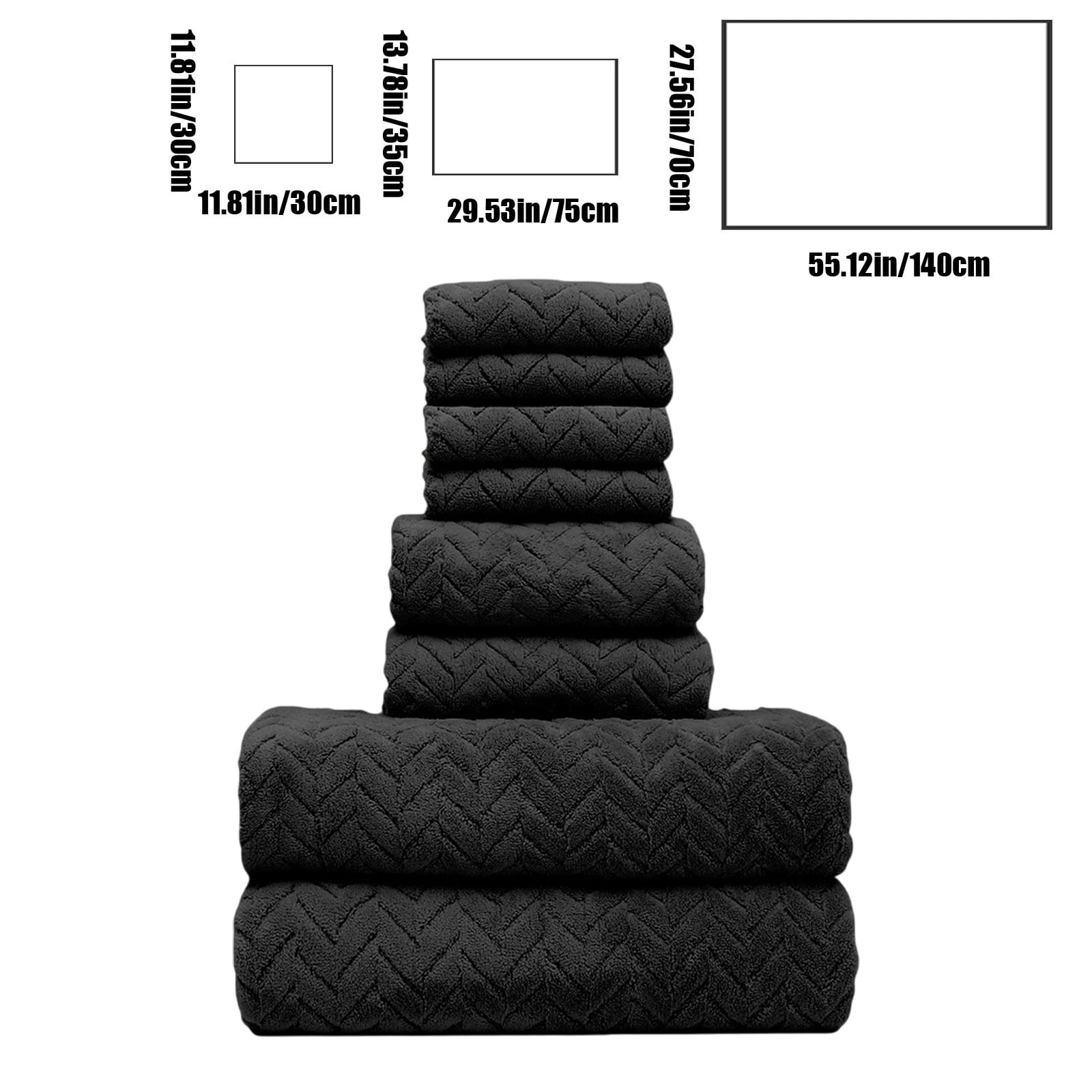 Specollect Clearance 16Pcs Premium Cotton Bath Towel Set - 100% Pure Cotton - 8 Velvet Towels - Ideal for Everyday use - Ultra Soft & Highly Absorbent