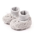 thumbnail image 6 of LYHaoo Baby Sneakers Winter Warm Soft Sole Walking Shoes For 0 2 Years Old Boys Girls Toddler First With Sizes 4.5 Toddler Gray(0-6 Months), 6 of 6