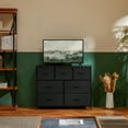 thumbnail image 3 of CONCETTA 7-Drawer Fabric Dresser Storage Chest for Bedroom, Closet, Storage Furniture for Adults, Black, 3 of 9