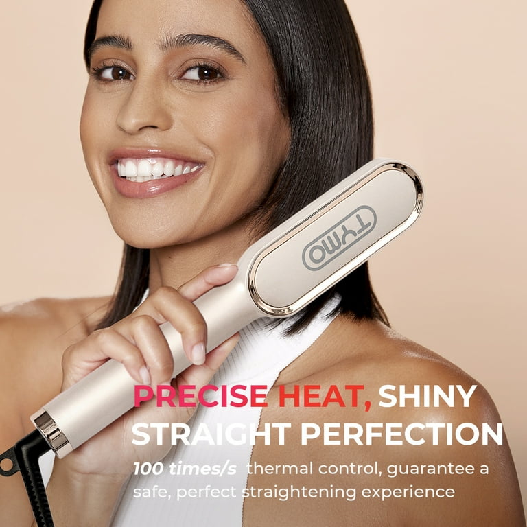 Free Shipping! TYMO Hair Straightener Brush Gold Flat Iron  display picture 1