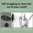 thumbnail image 7 of 2-in-1 Brush Cleaning Tool Set 2Pcs – Hair Rake & Comb Cleaner for All Hairbrushes, Portable Lint Remover & Dust Extractor, Practical Salon & Home Hairbrush Care Kit, Gray+Green, By Harlik, 7 of 7