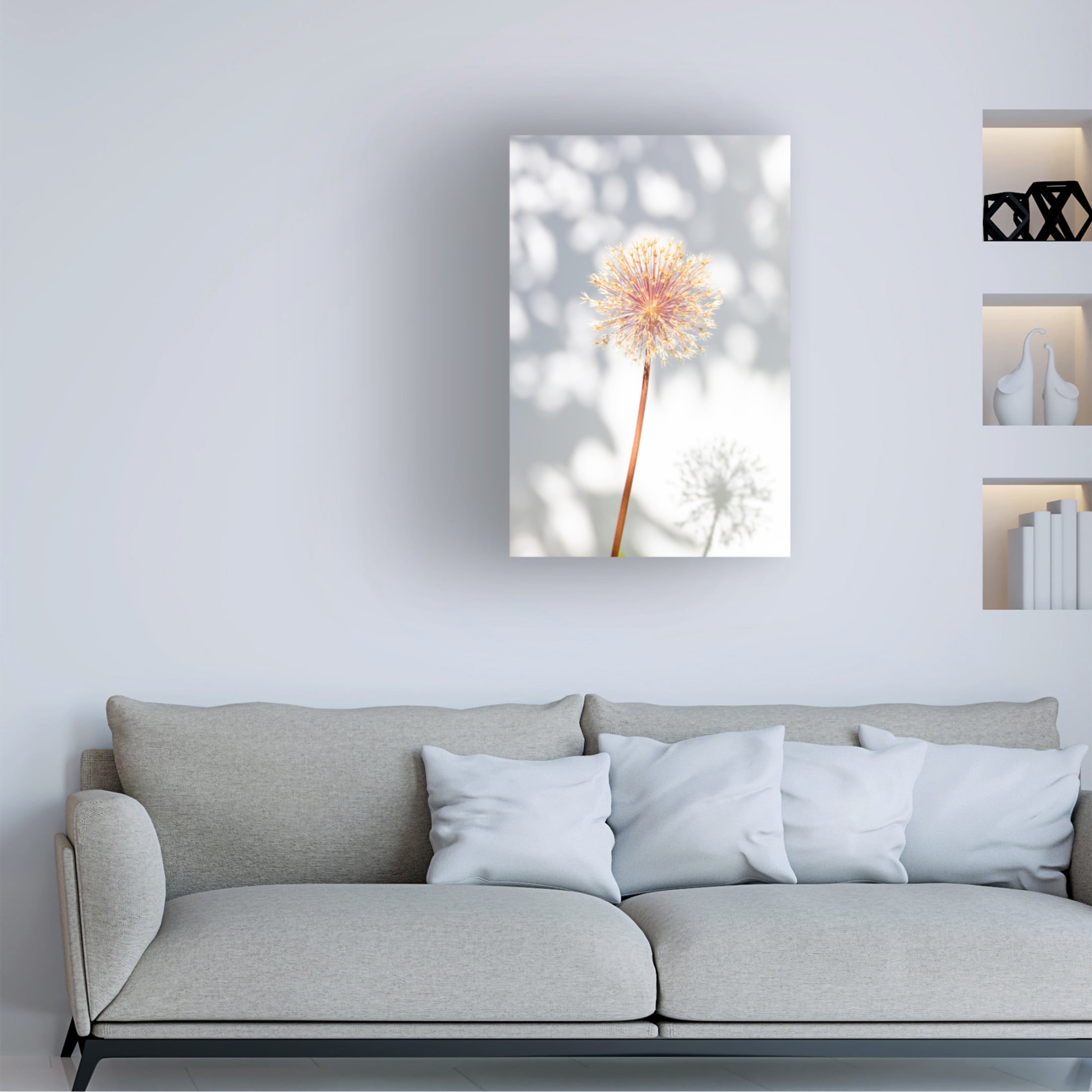 Trademark Fine Art Pictufy Studio Withered Flower, Seed House 2 Canvas Wall Art