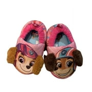 Paw Patrol Skye & Liberty Plush Toddler Girls A-line Slippers Size 5/6