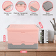 thumbnail image 2 of Caja Almacenamiento Plegable Plástico 2pzs Organizador Tapa rosa, 2 of 5