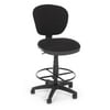 OFM Lite Use Model 150-DK Computer Swivel Armless Task Chair with Drafting Kit, Fabric, Black