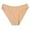 Beige, variant on LYEAA Ladies Underwear Bikini Cotton Low Rise Cool Briefs Breathable Comfort Solid Daily Panties Fashionable Women's Underpants Beige L