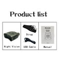 thumbnail image 4 of yeacher 4K Handheld Portable Outdoor Night-Vision Infrared Optical Binocular Night-Vision 5X Digital Zoom Photo Video Taking 150-200M Full Dark Viewing Distance for Outdoor Hunt Boating Journey, 4 of 8