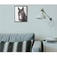 thumbnail image 3 of Stupell Industries Large Horse Head Animal Watercolor Painting Framed Giclee Texturized Art by George Dyachenko, 3 of 3