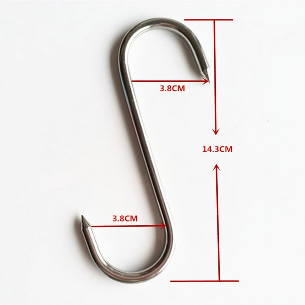 S Shaped Hooks, Heavy Duty Stainless Steel S Hooks Rack Hangers For Hanging  Kitchenware s Utensils Clothes Bags Towels Plants, 