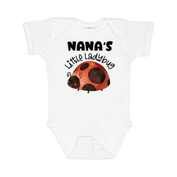 Inktastic Nana's Little Ladybug Boys or Girls Baby Bodysuit