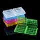 thumbnail image 3 of Caja de almacenamiento multifuncional de plástico duro transparente, 5 colores, para pilas AA AAA, 3 of 8