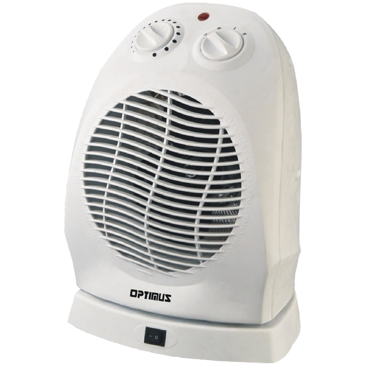 Optimus Portable 2-Speed Fan Heater with Thermostat 