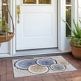 thumbnail image 6 of Addison Rugs Chantille Indoor/Outdoor Transitional Organic Beige Washable Rectangle Rug, 1'8" x 2'6", 6 of 6