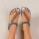 thumbnail image 5 of WILLBEST Sandalias Plataforma Zapatos De Playa Zapatillas De Mujer Sandalias Planas De Una Sola Pieza Para Vacaciones En La Playa 1226, 5 of 9