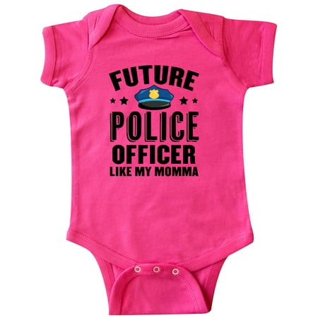 

Inktastic Future Police Officer Like My Momma Gift Baby Boy or Baby Girl Bodysuit