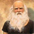 thumbnail image 2 of Funny Santa Claus Full Mask Super Soft Santa Face Mask Wig Beard Costume Dress Up Christmas Party Carnival Mask, 2 of 2