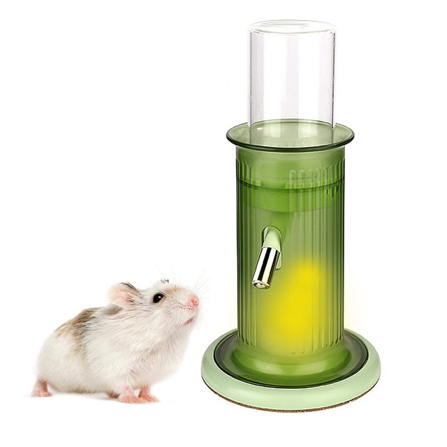 1 Uds. Botella de agua para hámster, nuevo y creativo portavelas pequeño, bebedero, bola automática, alimentador de agua vertical
