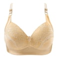 thumbnail image 5 of Cathalem Racerback Bras for Women Racerback Sports Bralette Seamless Wireless Comfort Br,Beige 85C, 5 of 5