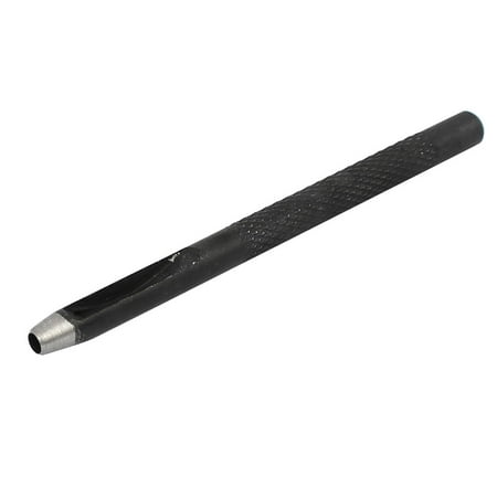 Hand Tooled Black Leather - Leather Gasket Strap Belt Hollow Hole Punch Hand Tool Black 3mm Dia
