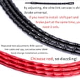 thumbnail image 2 of Advancent RISK Bicycles Cable Pipe Aleación de aluminio Bike Cord Cover Tube Extraíble Exterior Ciclismo Ciclismo Wire Line Protector Ciclismo Negro Bicicleta de montaña, 2 of 6