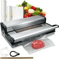 thumbnail image 1 of VEVOR Vacuum Sealer Machine, 95Kpa 350W Powerful Dual Pump and Dual Sealing, Dry and Moist Food Storage, Automatic and Manual Air Sealing System with Built-in Cutter, 1 of 9