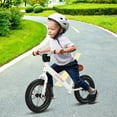 thumbnail image 3 of Infans 12 Inch Toddler Balance Bike No Pedal Training Bicycle w/Inflatable Rubber Tires, 3 of 7