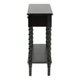 thumbnail image 4 of Baxton Studio Malinda Black Wood 2-Drawer Console Table with Spindle Legs, 4 of 11