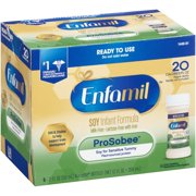 Enfamil? ProSobee® Soy Ready to Use Infant Formula 6-2 fl. oz. Nursette® Bottles