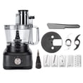 thumbnail image 1 of Magiccos 14-Cup French-Fry-Cutter Food Processor - Wide Mouth Large Feed Chute, Grey Color, Cheese Shredding, Meat Chopping, Shredding and Slicing, Mixing and Doughing, for Home Use, 1 of 5