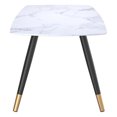 thumbnail image 4 of EMERY RECT. TABLE à Manger Blanche, 4 of 8