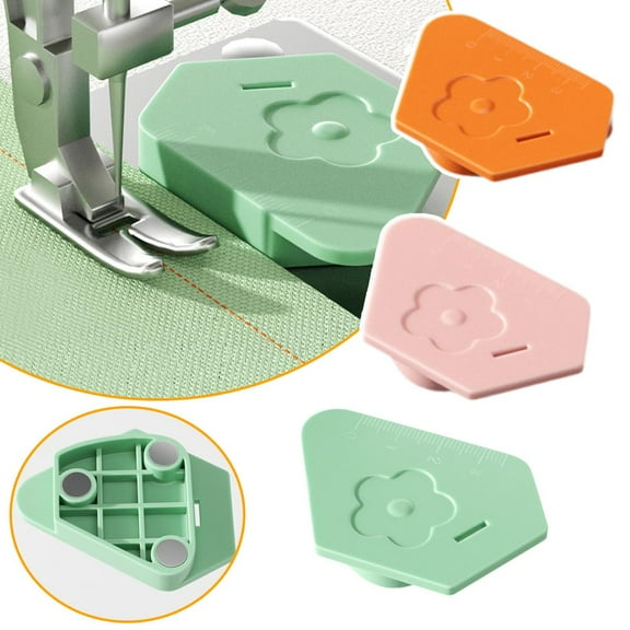 Clerance! Magnetic Seam Guide for Sewing Machine Polygonal Seam Guide Hemmer Guider UK