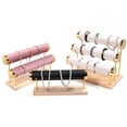 thumbnail image 6 of Solid Wood Display Stand Jewelry Rack Storage Holder Wood For Bracelets Watches, 6 of 7
