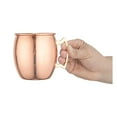 thumbnail image 5 of Bar Lux 16 oz Copper-Plated Stainless Steel Moscow Mule Mug - 3 1/2" x 3 1/2" x 3 3/4" - 1 count box, 5 of 10