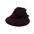 thumbnail image 7 of New Empty Top Travel Supply Fashion Visors Beach Hiking Foldable Cap Sun Hat Women Sunhat Bowknot Sunhat FUSHCIA, 7 of 7