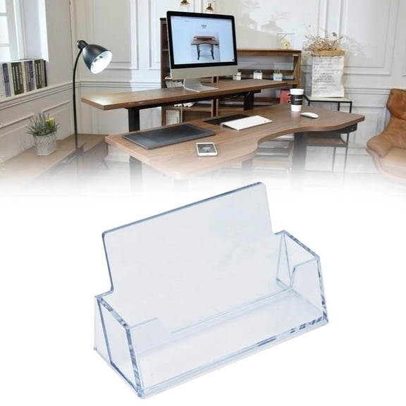 FurNest Good Clear Business Card Case Holder Business Card Display Stand UK E ProG