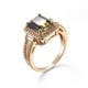 thumbnail image 1 of Anillos de turmalina de cristal con incrustaciones de circón colorido para mujer, anillos femeninos de lujo, Color dorado, promesa de amor, regalo de joyería de compromiso, 1 of 2
