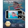 thumbnail image 3 of AIR-Magnetic for iPhone 16 Pro Case, IP68 Waterproof Dustproof Case, [Compatible with Magsafe] [Built-in Screen Protector] Full Body Heavy Duty Rugged Phone Cover 6.3 inch, Natural, 3 of 4