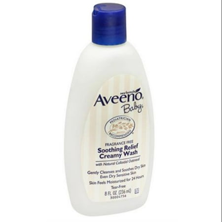 Aveeno bébé sans parfum Apaise Crème nettoyante (8 oz Paquet de 6)