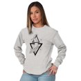 thumbnail image 4 of Triangle Whale Symbolic Spirit Animal Long Sleeve TShirt Men Women Brisco Brands S, 4 of 6