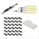 thumbnail image 1 of Paquete de 30 Conectores Enchufables de Doble Cable, Conectores de Cable LED Enchufables de 2/3/ y 4 VíAs Conectores de Cable de Bajo Voltaje, 1 of 5