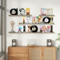 thumbnail image 3 of Picture Ledge Shelf, Floating Shelves Set of 2, 56 Inches Long Large Nursery Book Shelves for Toys Storage, Kids Bookshelf Wall Mounted for Living Room Bedroom Decor Books Photo Frames,Grey, 3 of 14