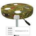 thumbnail image 4 of Kll Gnomes Playing In The Garden Round Bar Chair Cushion Cover 14 Inch,Bar Stool Protector With Elastic, Soft Washable, 4 of 7