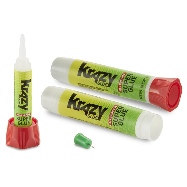 Krazy Glue Home & Office Brush On Super Glue, Brush Applicator, 5