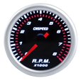 thumbnail image 3 of 3X 2Inch 52mm Auto Car Tachometer Tacho Gauge 0-8000 RPM 12V Universal Car Motor White LED Meter Pointer RPM, 3 of 4