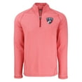 thumbnail image 2 of Men's Cutter & Buck Heather Red FC Dallas Peshastin Eco Fleece Recycled Raglan Half-Zip Top, 2 of 3