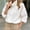 #White 1, variant on Vynhevius Women's Zip Up Jacket Drawstring Hood Solid Pocketed Casual Long Sleeve Outwear Tops