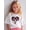 White, variant on Cool Afro Girl Heart Sunglasses Print, The Children's Place Girls' Sports Girls Shirts Short Sleeve Soft 100% Cotton T-Shirts Plain Tees Tops Clothes Crew Neck for Kids