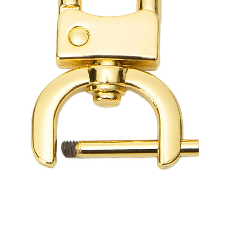 Detachable Snap Hook Swivel Clasp with Screw Bar