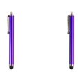 thumbnail image 1 of Moyic Bolígrafos capacitivos universales Lápiz de pantalla táctil resistente al desgaste con clip Escritura suave Computadora Teléfono Violeta 2Conjunto, 1 of 6