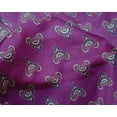 thumbnail image 4 of oneOone Silk Tabby Fabric Floral Block Print Fabric BTY 42 Inch Wide, 4 of 4